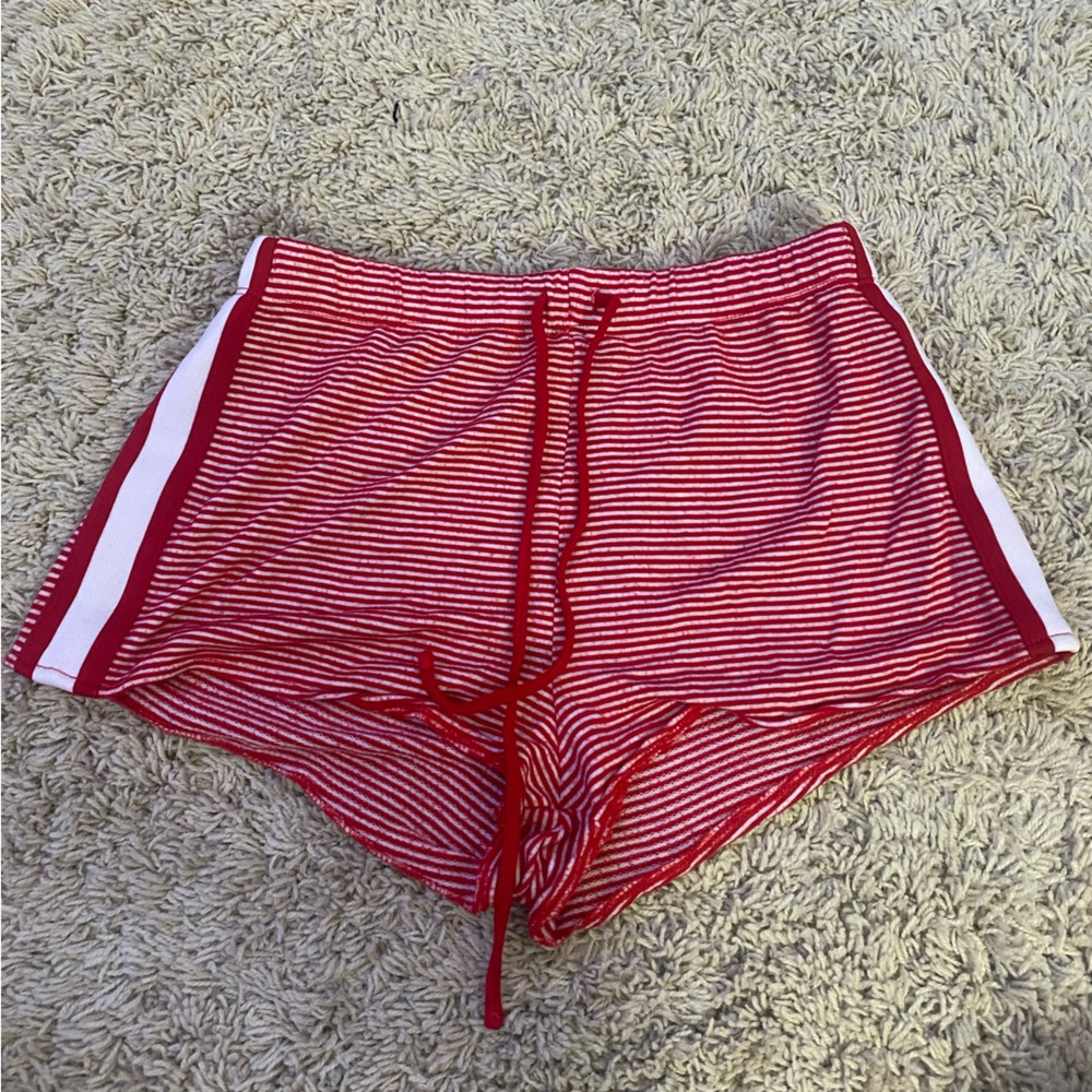 Red stripped shorts from Garage size XS